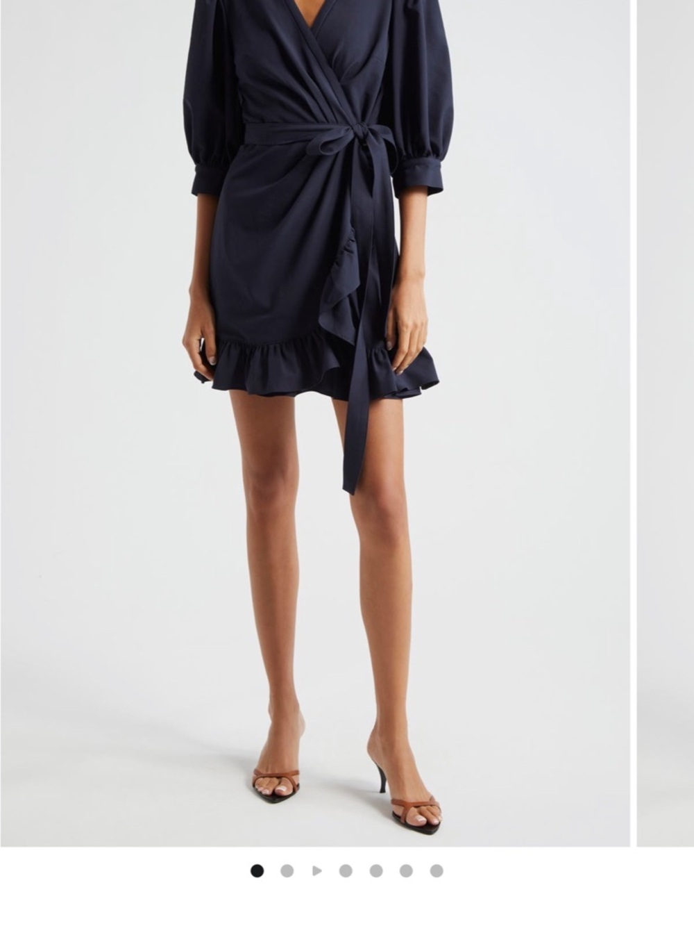 cinq a sept - NWT Vickie Wrap Dress in Navy